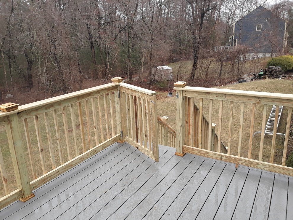 This is an example of a country deck in Boston.