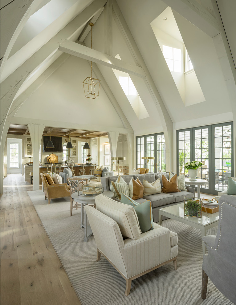 Elegant family room photo in Salt Lake City