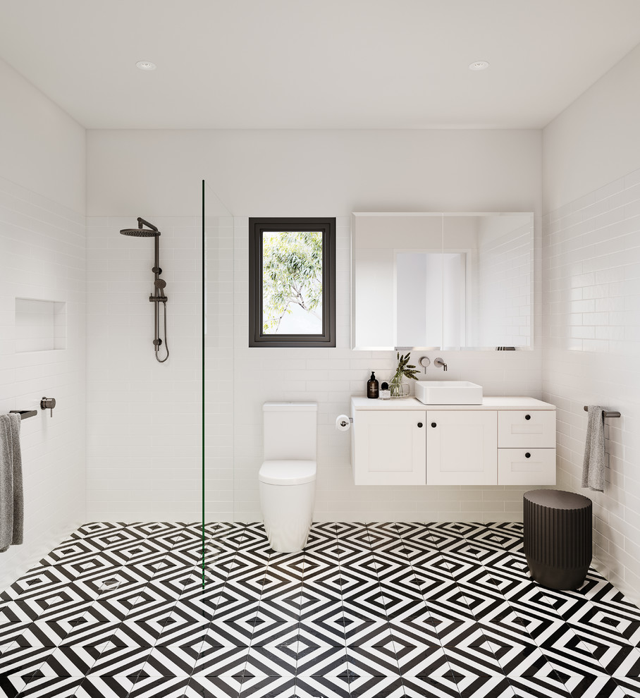 This is an example of a traditional bathroom in Melbourne.