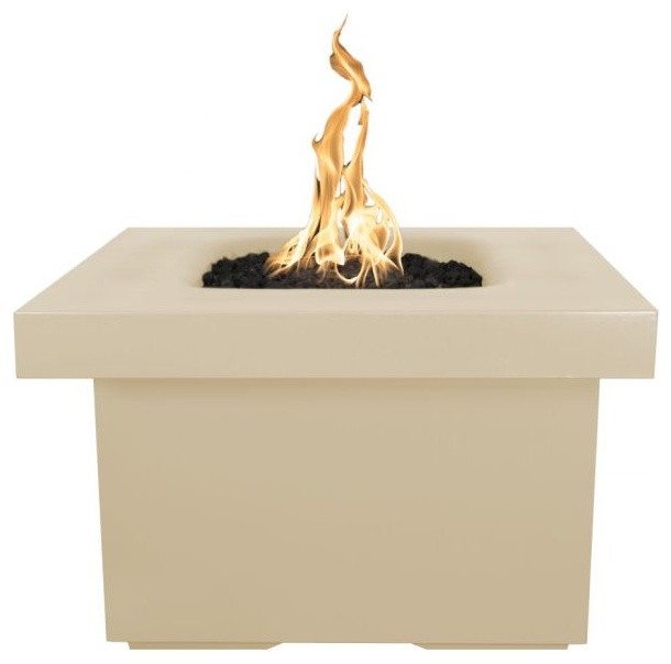 Ramona Gfrc Square Liquid Propane Fire Pit Table Electric