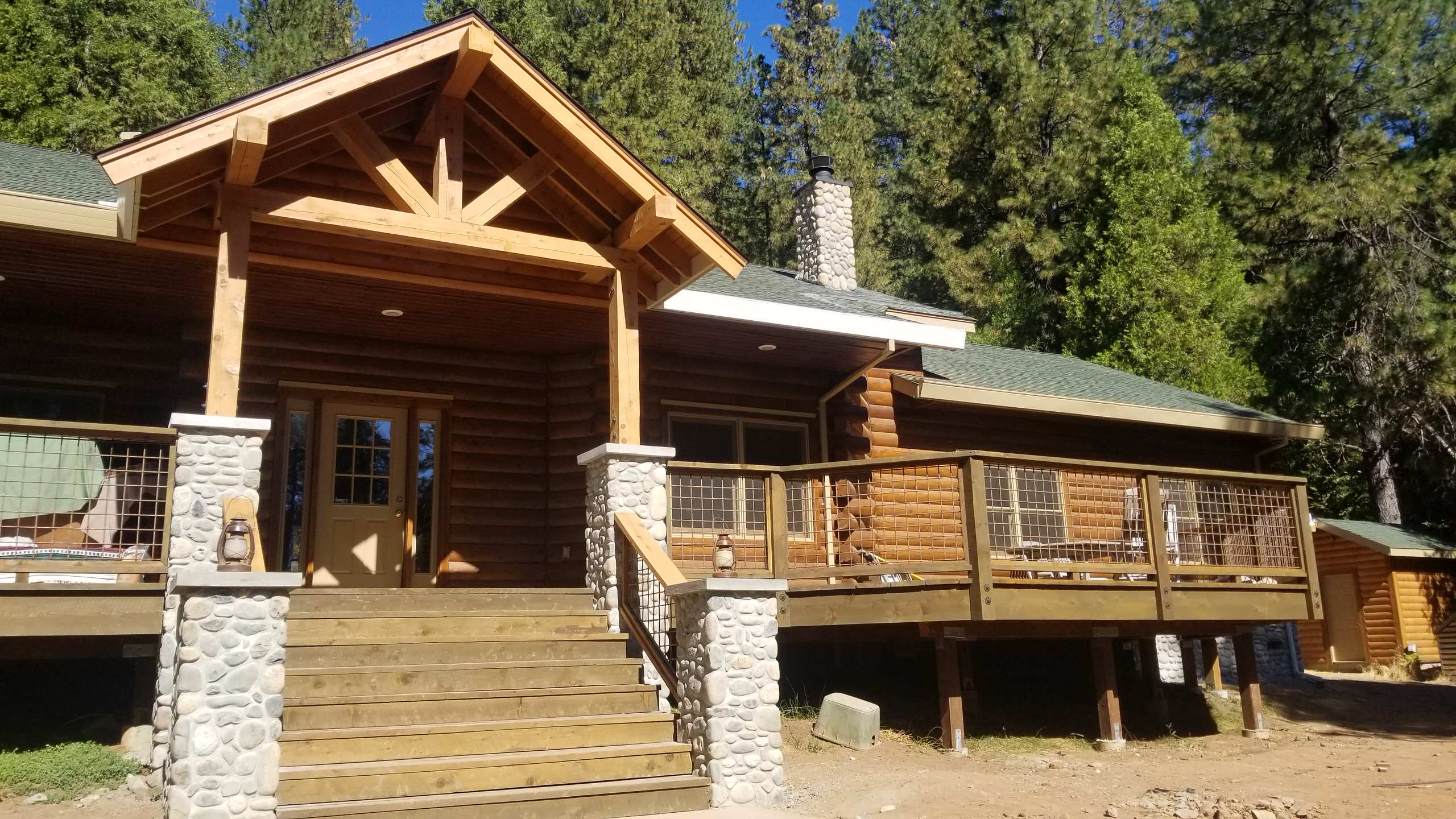 Complete remodel of log mountain home near Scotts Flat  Nevada City ,CA