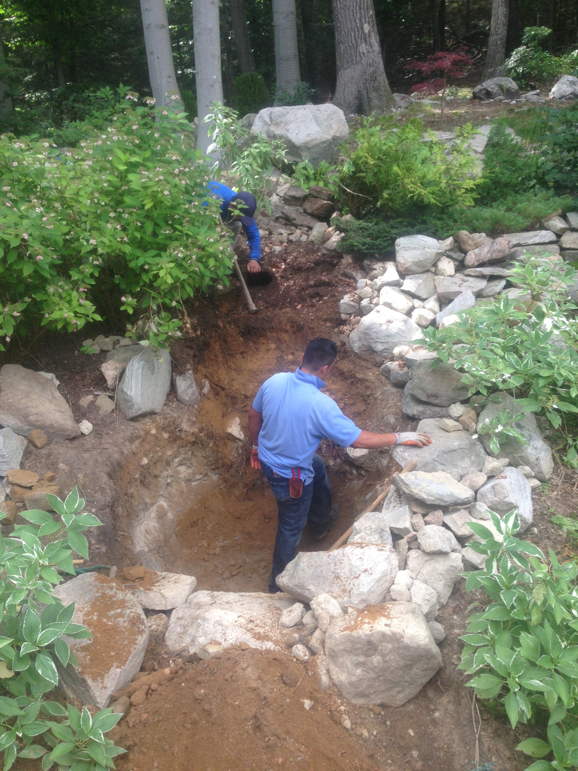 Building a water fall with Peter Atkins and Associates