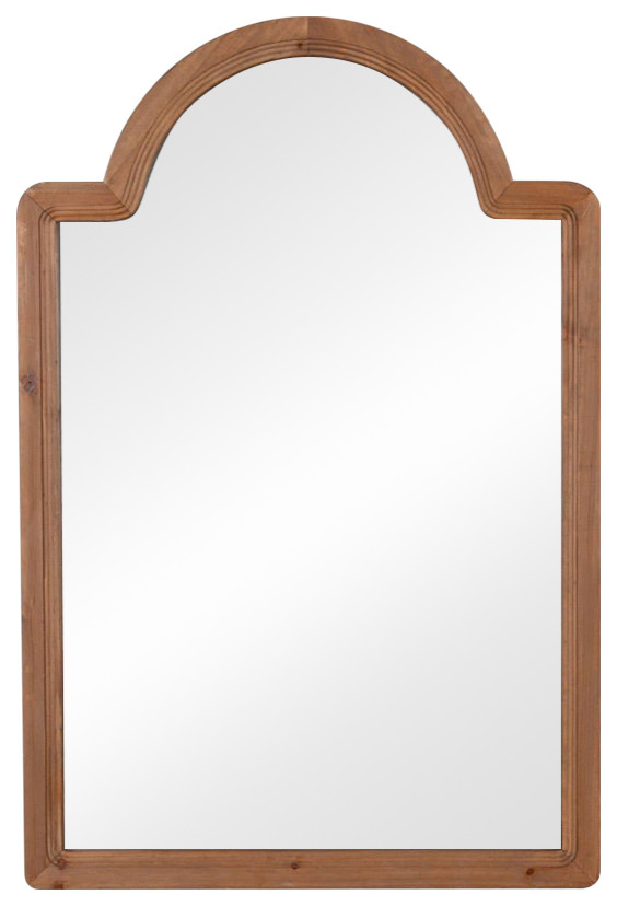 Modern Wood Accent Mirror Traditional Wall Mirrors by GALT Houzz