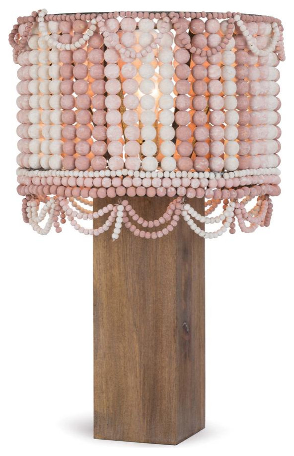 Malibu Table Lamp, Weathered Pink
