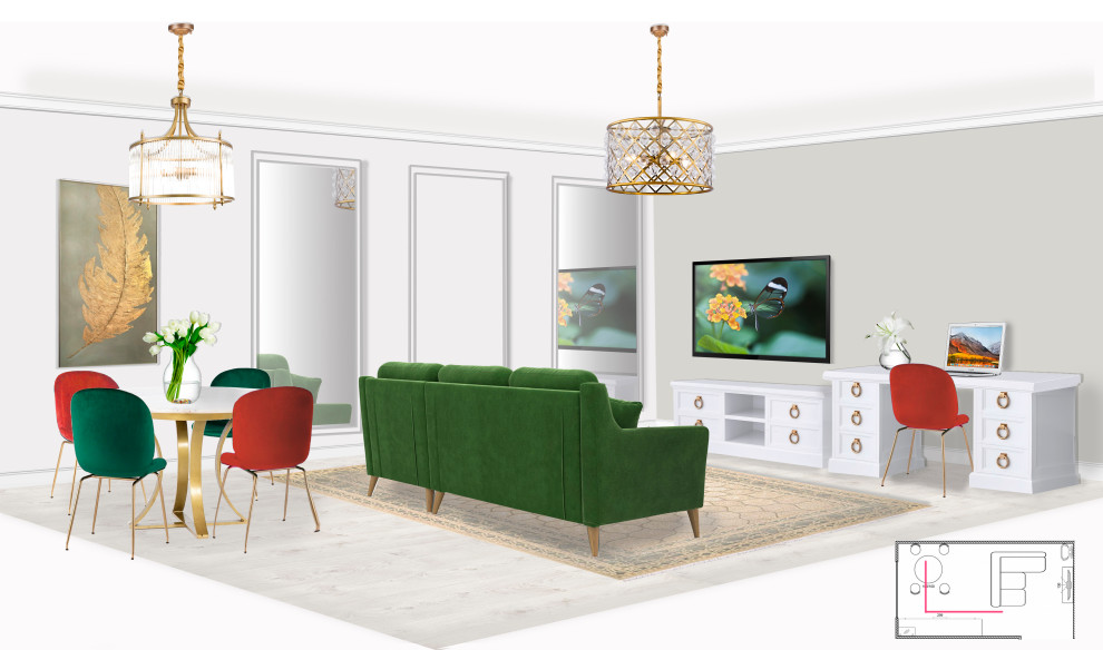 Кухня -гостиная