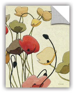 Shirly Novak Periwinkle Nosegay IV Removable Wall Art Mural 18X24