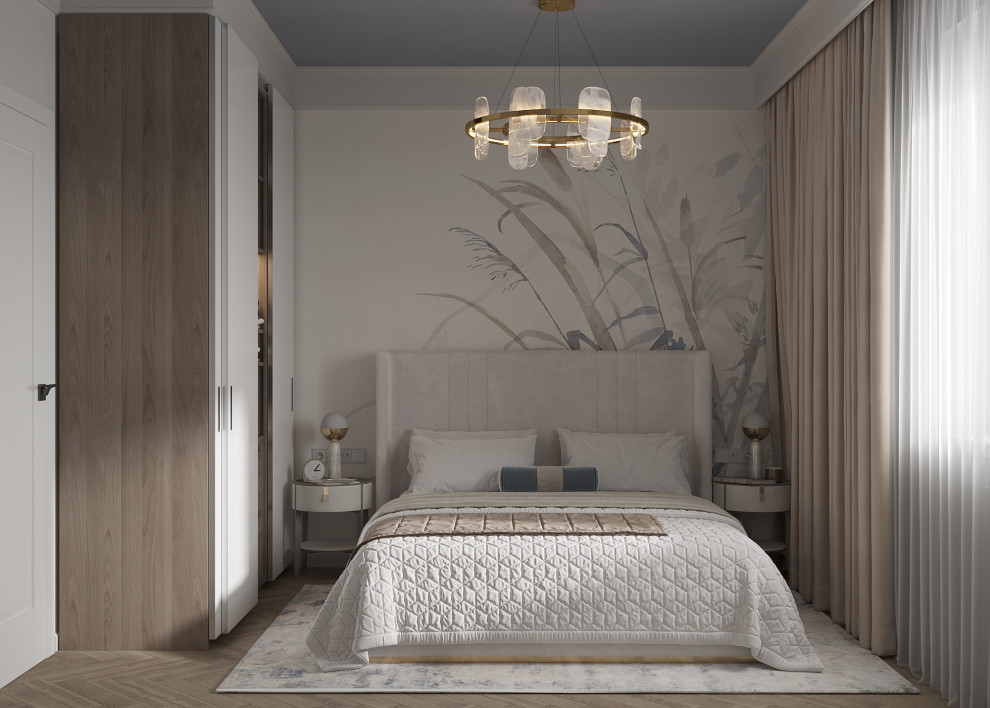 Проект спальни. 3D-визуализация.