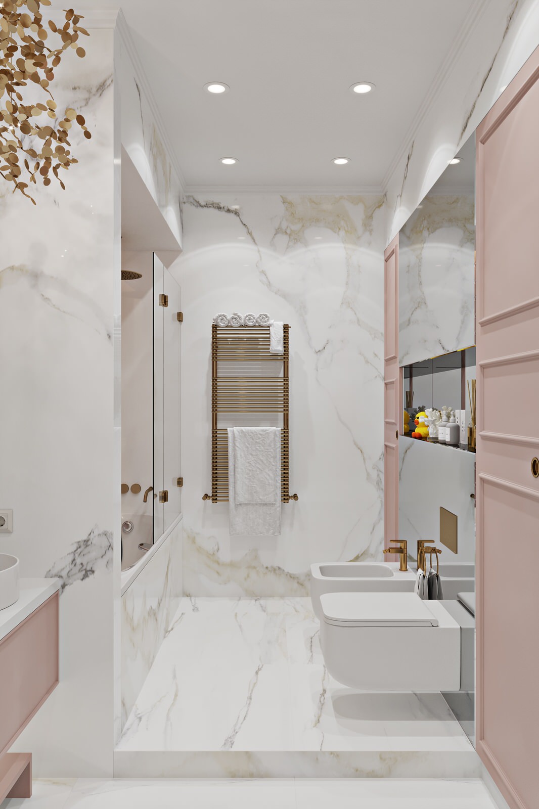 Квартира с сочными цветовыми акцентами для большой семьи