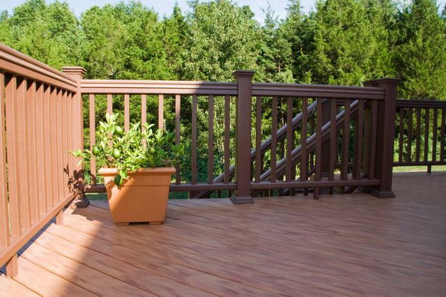Extended Deck Remodel contemporary-terrace