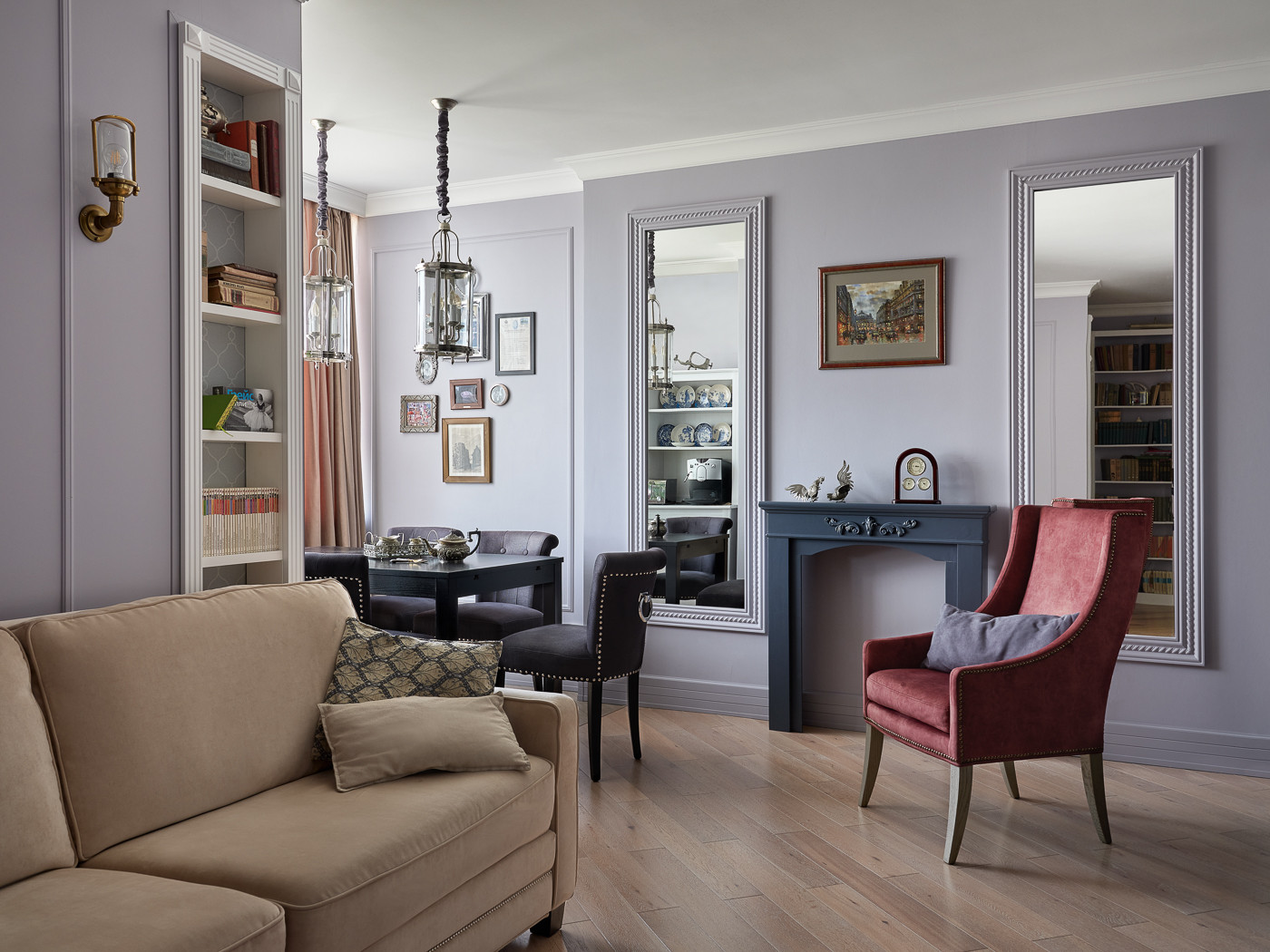 Неоклассика с лавандовым оттенком