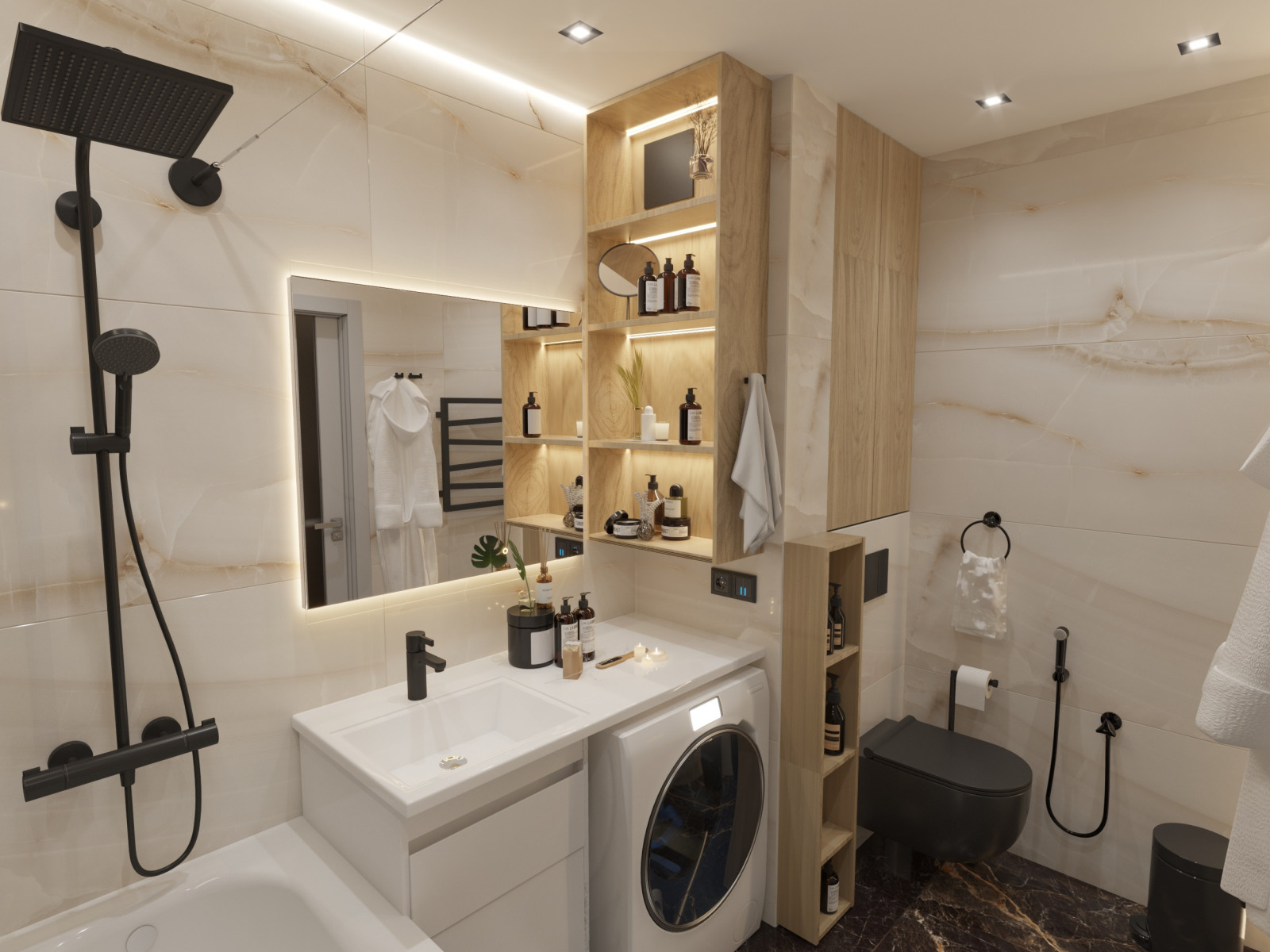 Дизайн проект ванной