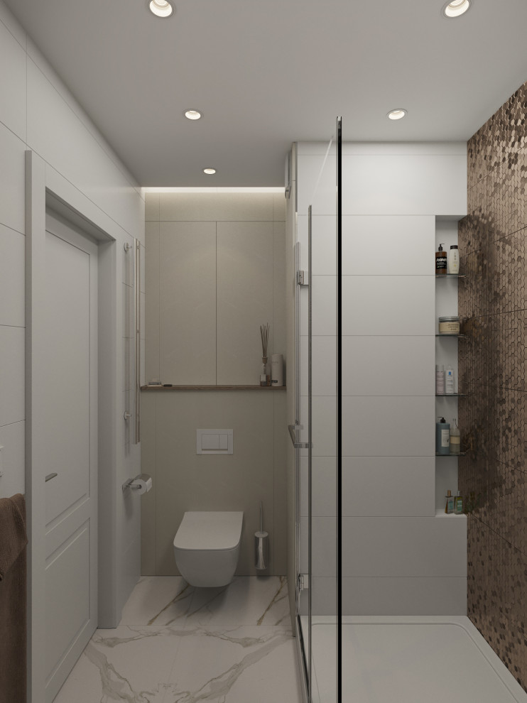 Квартира 110 м2. Природный аквамарин