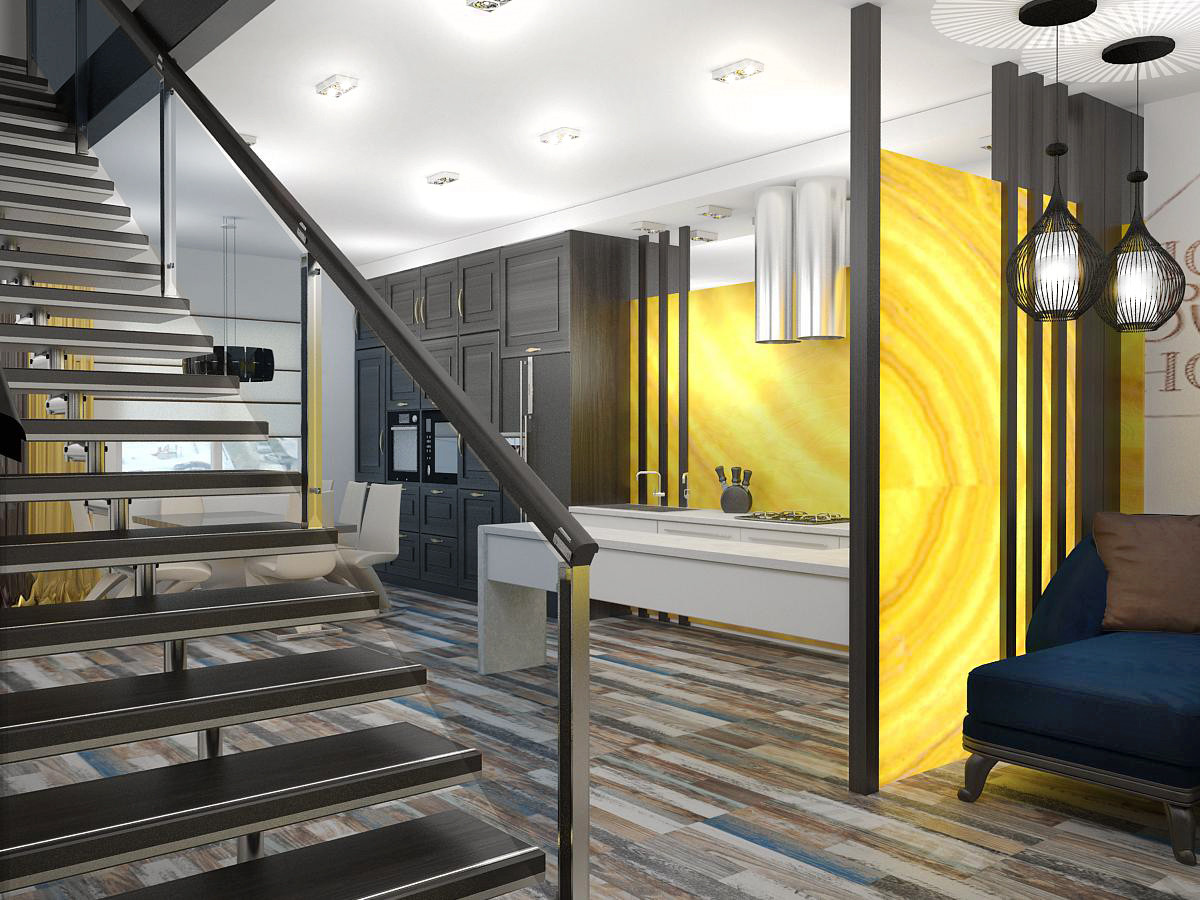 Квартира в современном стиле 260м.кв.