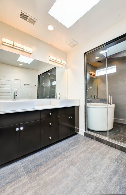 North Arlington - Contemporary LEED Gold Home contemporary-bathroom