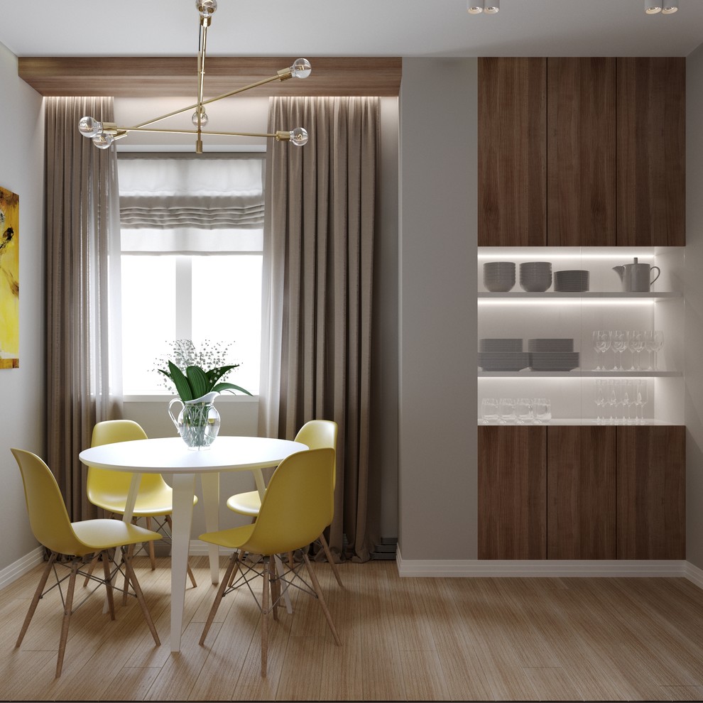 Квартира в современном стиле с яркими акцентами