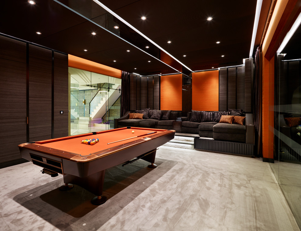 Large contemporary basement in London.