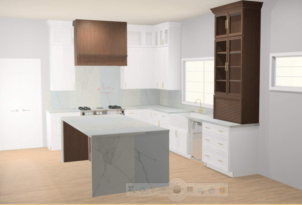 Inspiration for a transitional kitchen remodel in St Louis