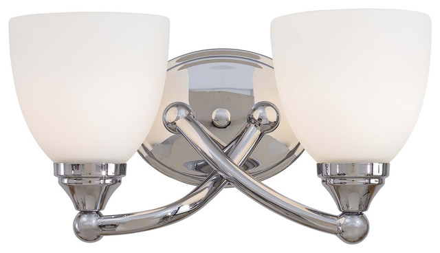 Minka Lavery Taylor 2 Light Bathroom Lighting Fixture Chrome