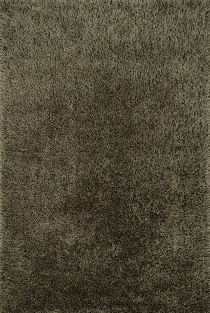 Thin Textured Rug Textured Chic Thin & Thick Yarn Fresco Shag Area Rug, 7'9