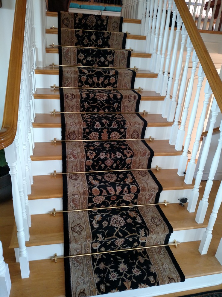 Inredning av en klassisk trappa