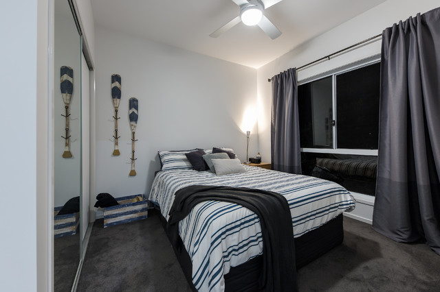 Palmview contemporary-bedroom