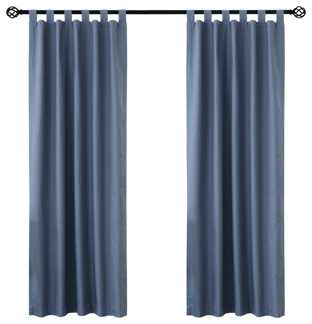 Thermalogic Insulated Tab Top Curtains Set Of 2 Contemporary