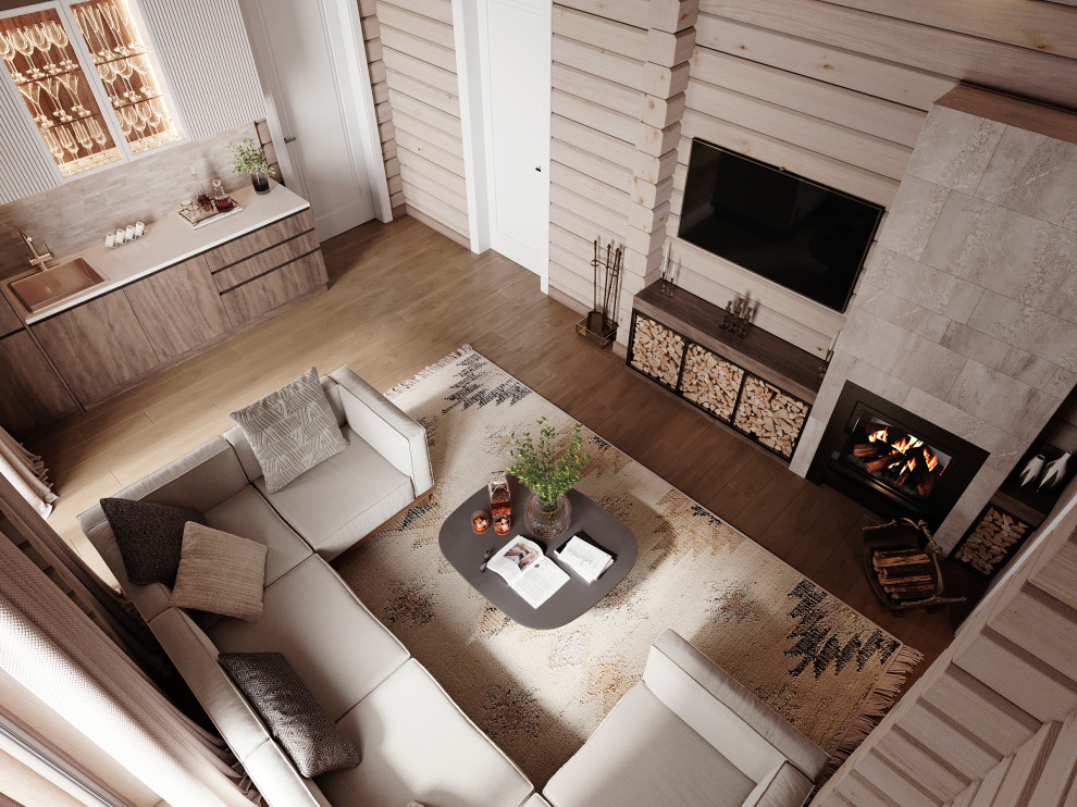 Дизайн дома  из бруса, Ильинка