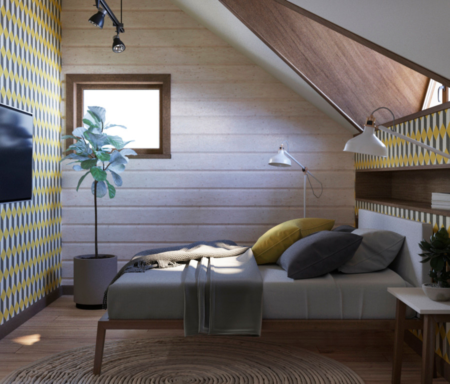 ПРОЕКТ ИНТЕРЬЕРА ДОМА НА ЧЕРНОЙ РЕЧКЕ во Владивостоке)