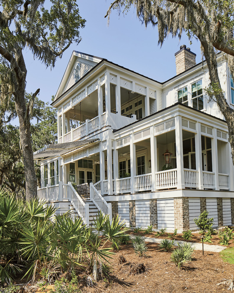 Inspiration for a coastal porch remodel in Jacksonville