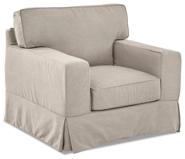Avenue 405 Marilyn Slipcovered Accent Chair Linen