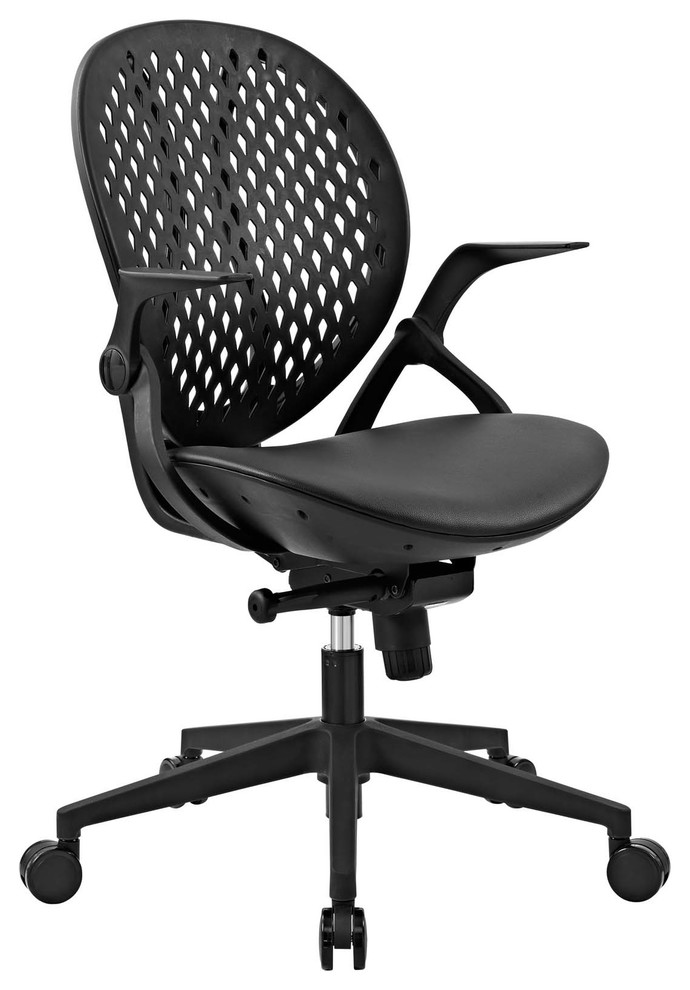 Stellar Vinyl Office Chair Contemporary Office Chairs by Decor