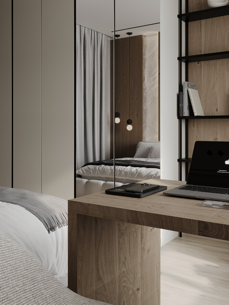 Стильный и функциональный интерьер квартиры в ЖК "Башни Токио"