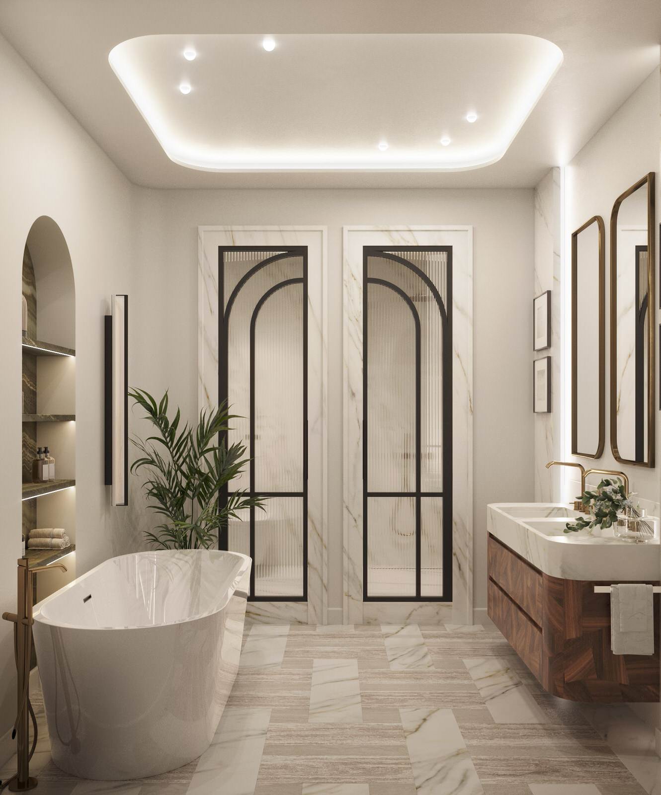 Дизайн-проект квартиры 200м², ЖК Neva Haus