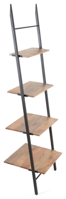 Claret Small Ladder Bookcase