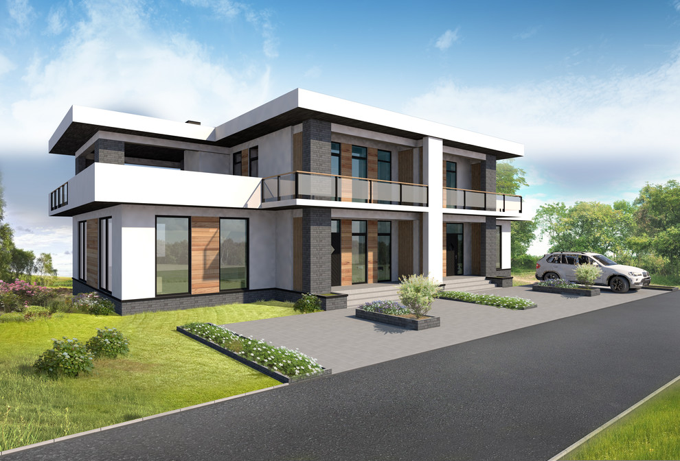 Загородный дом в стиле Хай-тек.