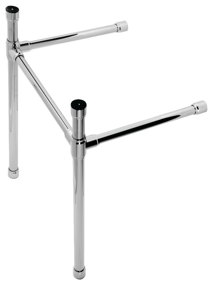 VPB2218331 Dreyfuss Stainless Steel Console Sink Leg, Polished Chrome ...