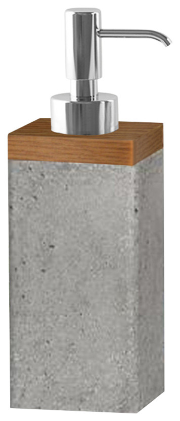 nu steel Concrete Stone/Wooden Finish Soap/Lotion Pump