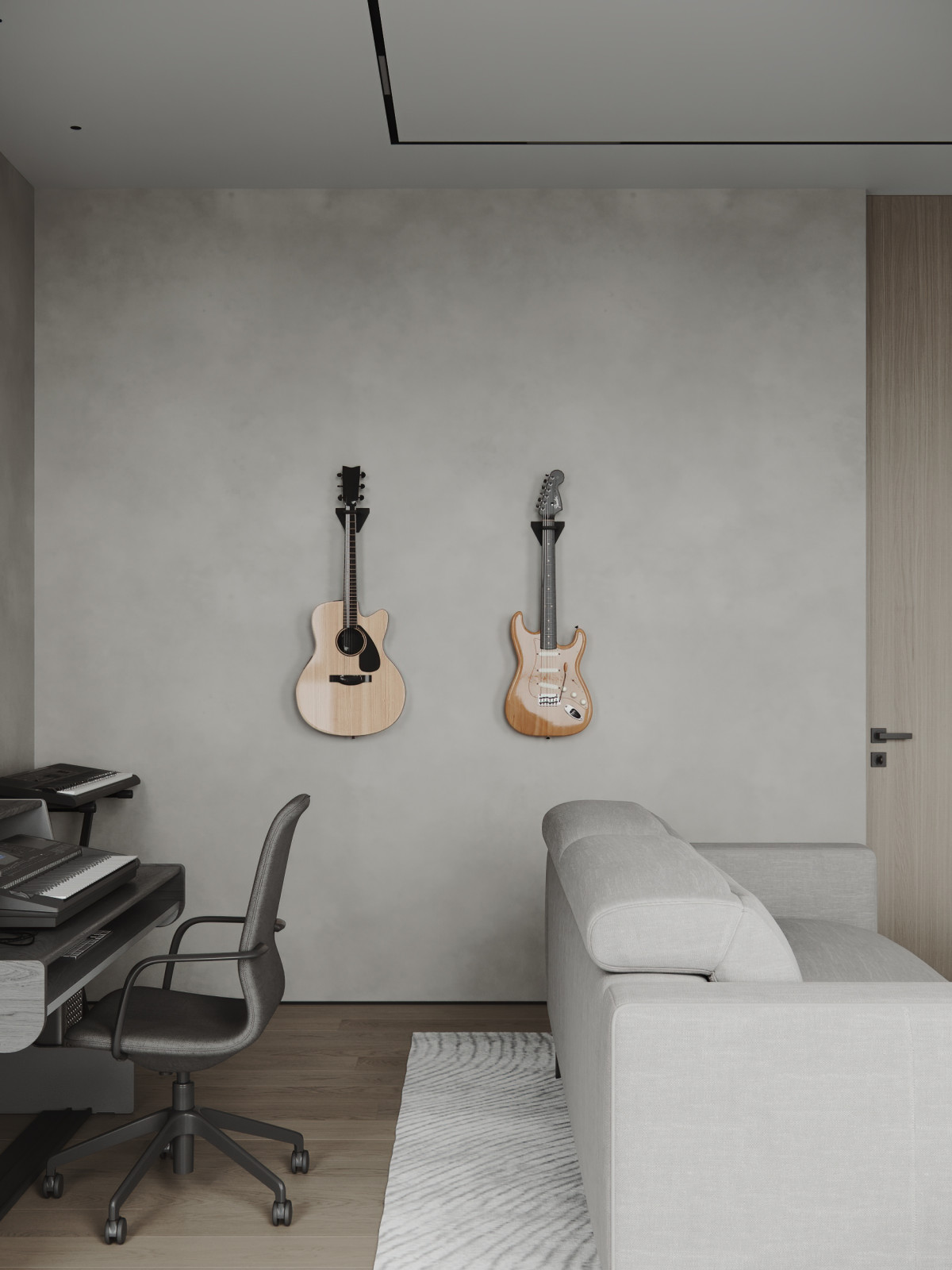 Квартира 144,8 m в стиле современный минимализм