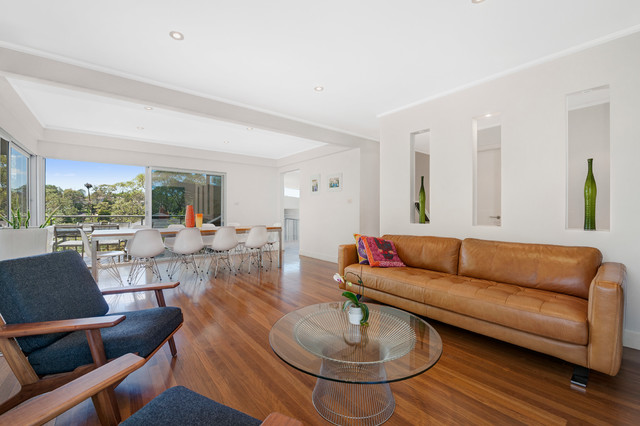 Northern Suburbs, Sydney contemporary-living-room