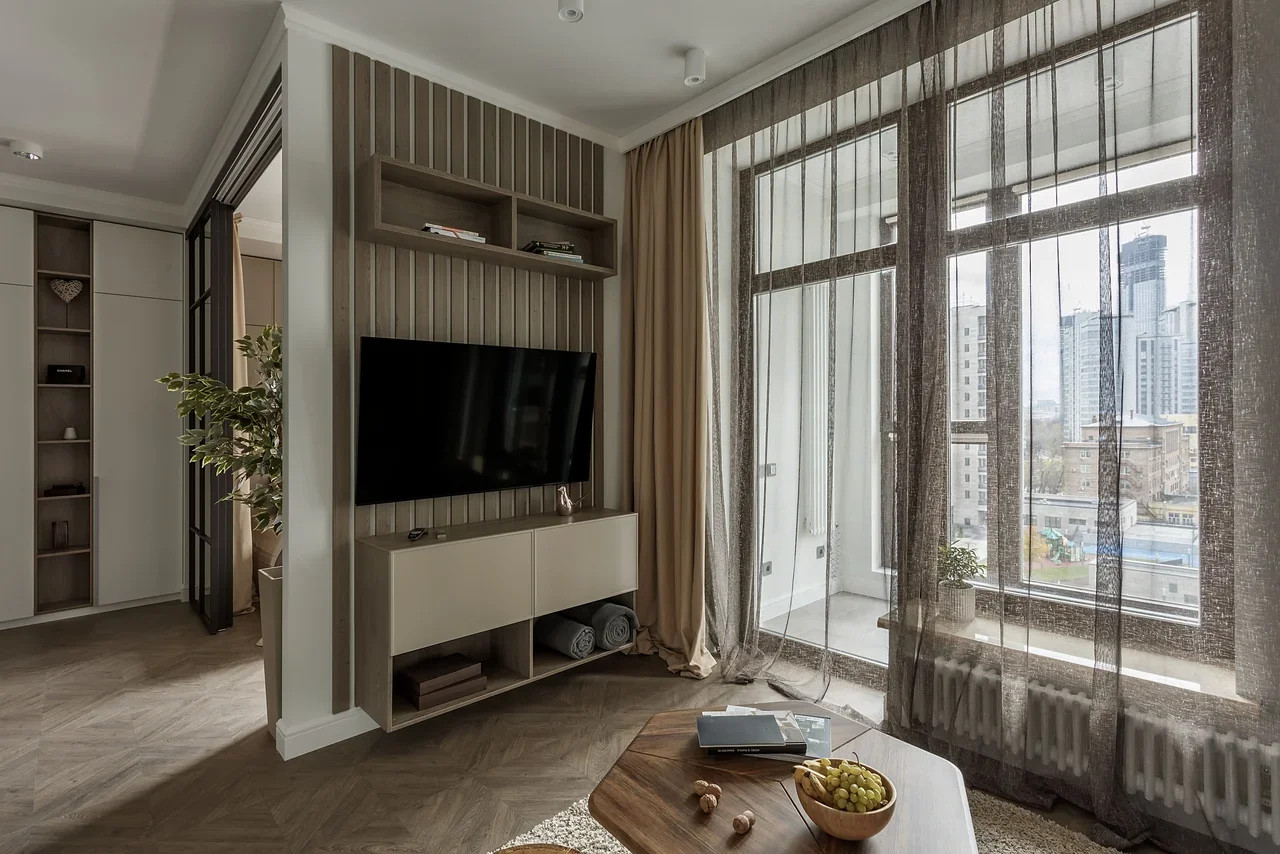 Однокомнатная квартира-студия в ЖК Редсайд