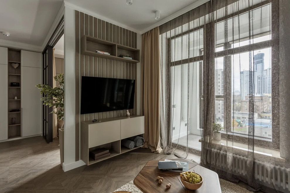 Однокомнатная квартира-студия в ЖК Редсайд