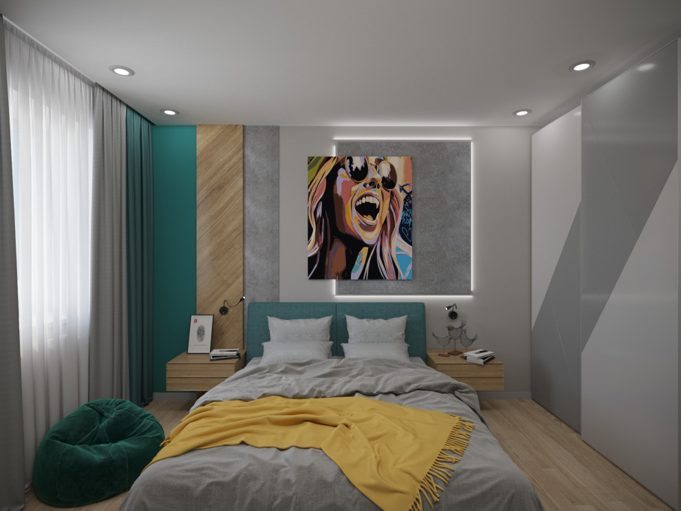 Современный проект квартиры для молодой семьи!