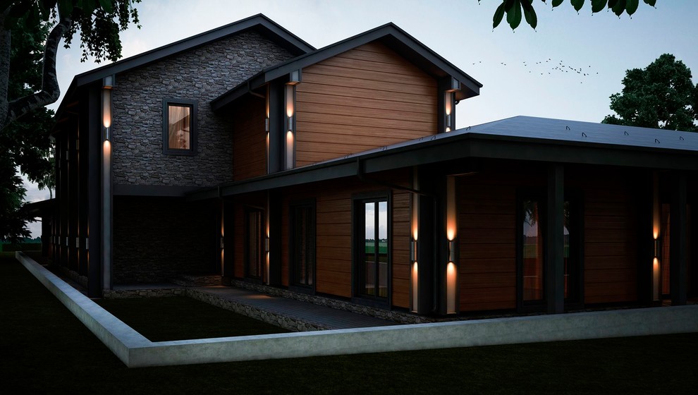 Проект дома в скандинавском стиле