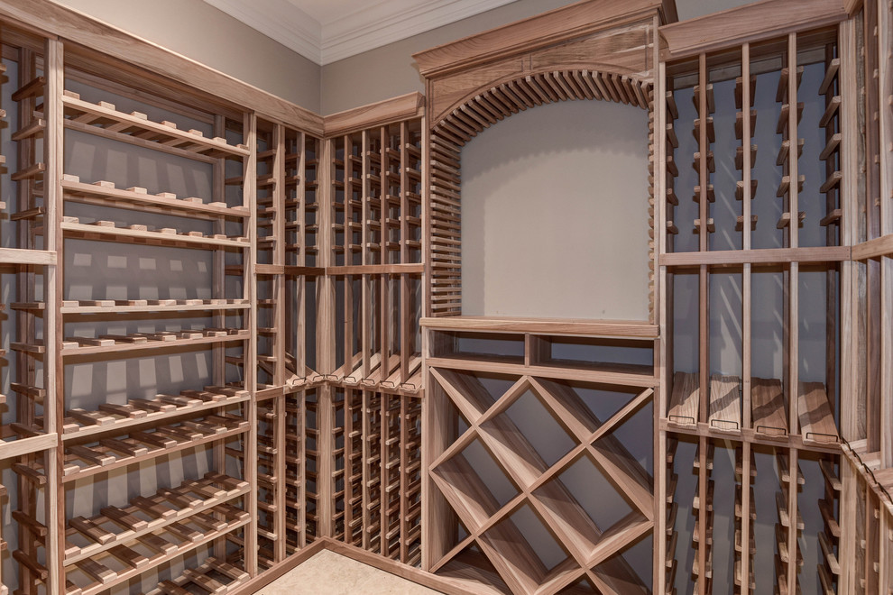 This is an example of a traditional wine cellar in DC Metro.