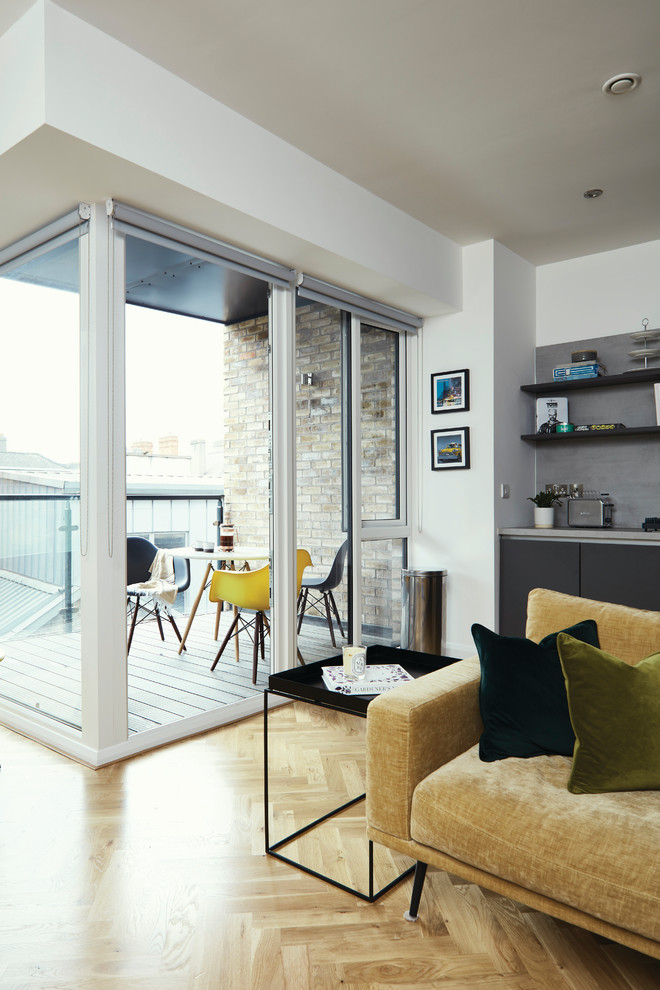 Design ideas for a retro terrace in Dublin.