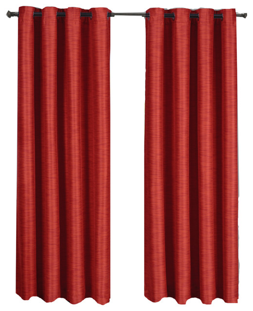 Galleria Blackout Thermal Insulated Stripe Curtain Contemporary