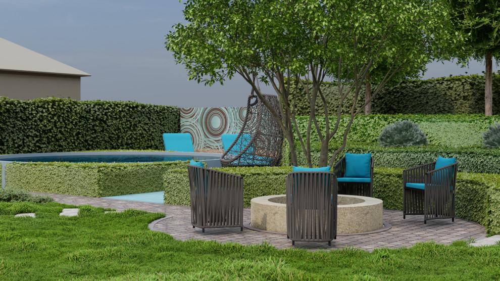 Частный сад «Круги на воде»