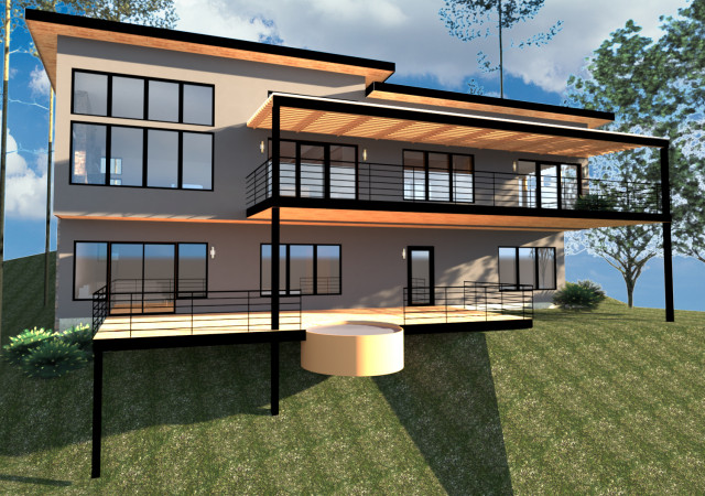 Pine Duff Back Rendering contemporary-rendering