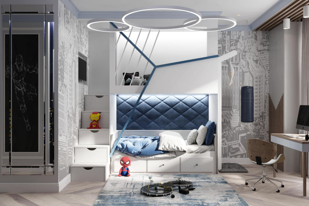 Роскошная современная классика для семьи с детьми в ЖК Русский Дом - 144 метра