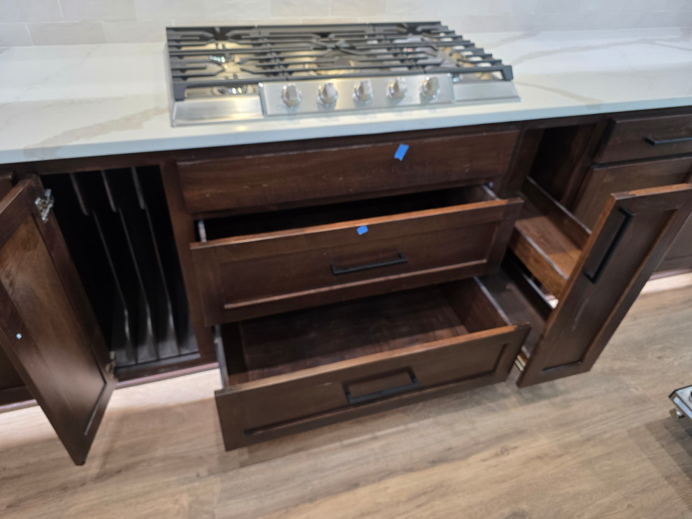 Kitchen space was carefully designed